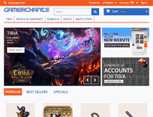 Tablet Screenshot of gamerchants.com